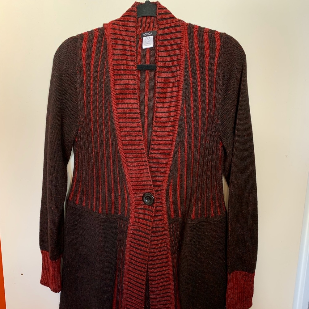 Alpaca+ handmade Peruvian tunic sweater